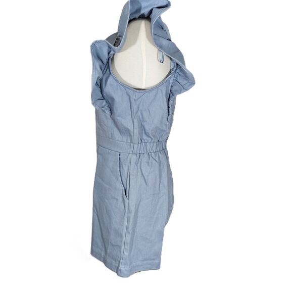 Baltic Born Montgomery Dusty Blue Denim Romper - Picture 7 of 12